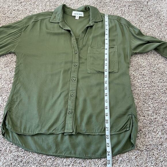 Cloth & Stone Roll-Tab Boxy Buttondown Shirt - Picture 14 of 16